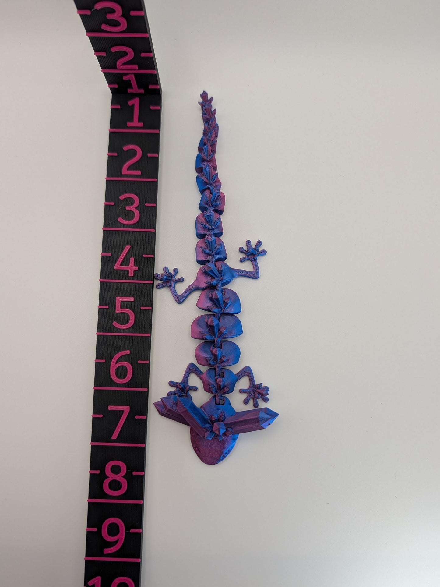 Articulated Axolotl Fidget Toy - 3D Printed Pink Salamander - Axolotl Lover Gift