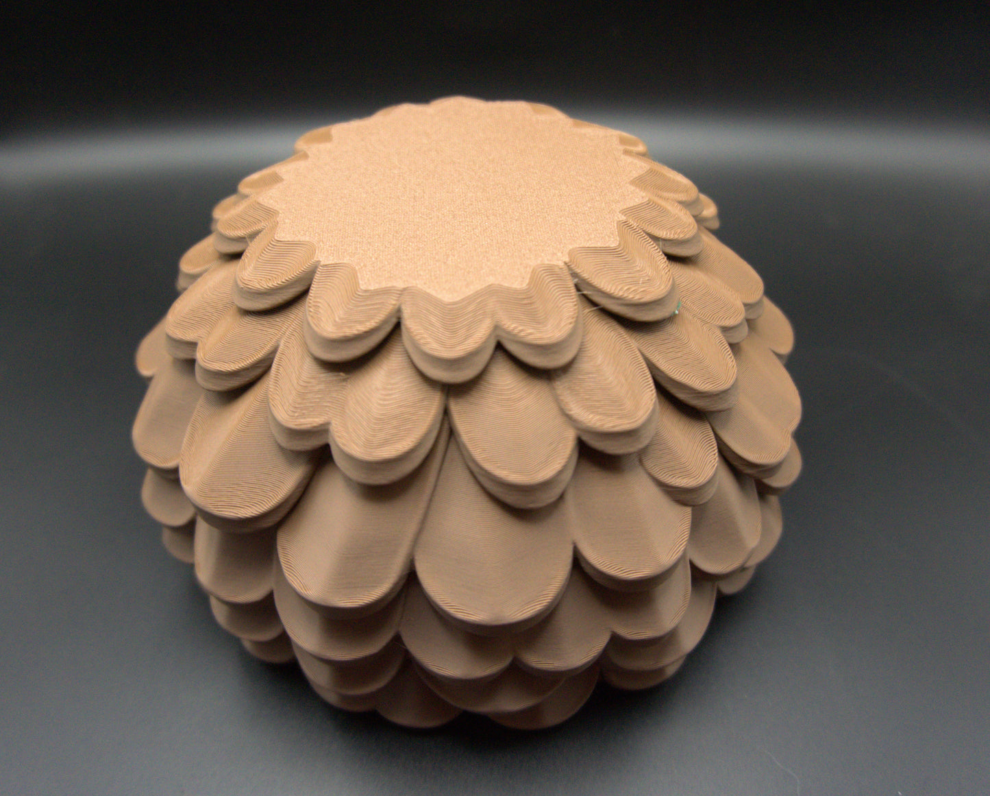 Pinecone Succulent Planter – Matte Forest Decor – Large Geometric Pinecone Bowl
