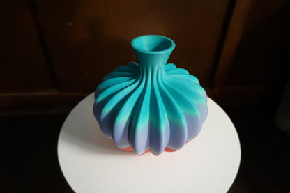 Ribbed Vase