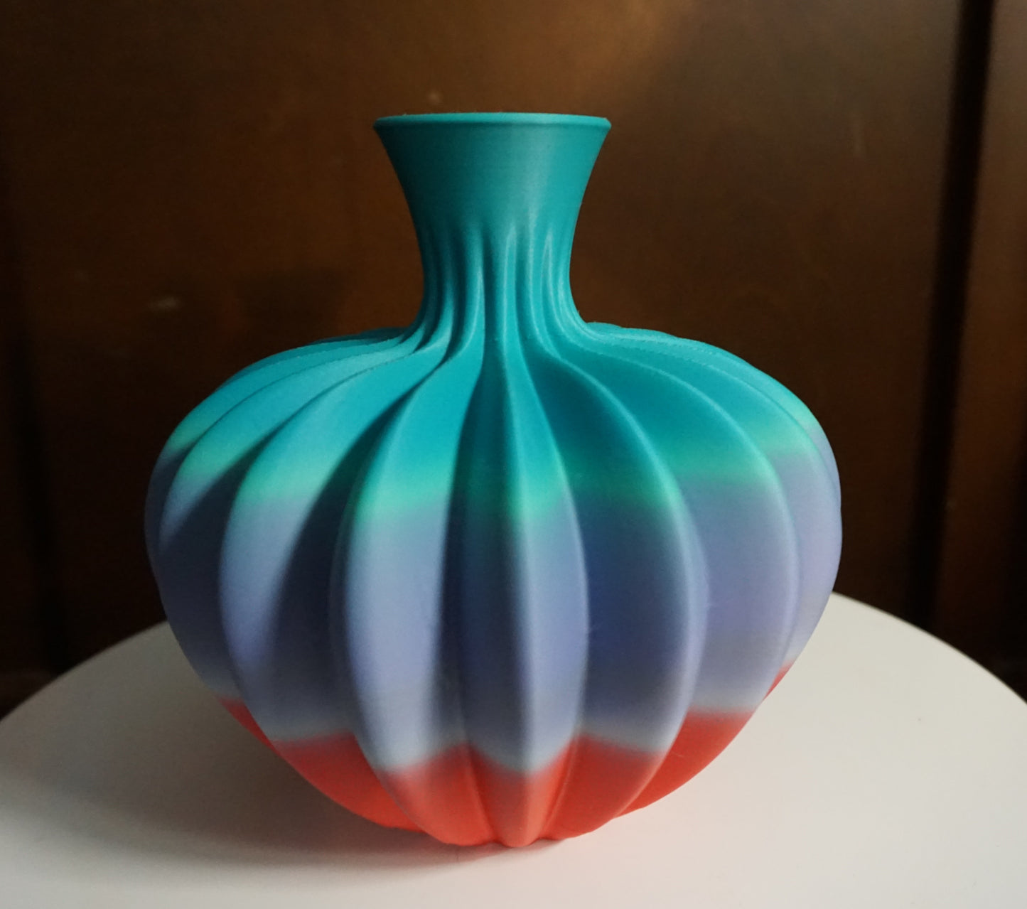 Ribbed Vase
